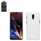 Case Nillkin Super Frosted Shield compatible with OnePlus 6T, (white, with support, matt, plastic) #6902048166943