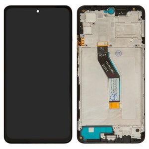 LCD compatible with Xiaomi Poco M4 Pro 5G, Redmi Note 11 5G, Redmi Note 11S 5G, Redmi Note 11T 5G, black, with frame, High Copy 