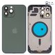 Корпус для iPhone 13 Pro Max, зеленый, с держателем SIM-карты, с боковыми кнопками, alpine green
