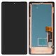 LCD compatible with Google Pixel 7 Pro, (black, with frame, High Copy, (OLED))