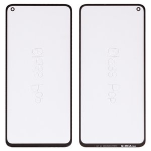 Housing Glass G+OCA PRO compatible with Xiaomi Mi 10T, Mi 10T Pro, Redmi K30s, with OCA film, black 