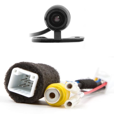 Toyota Aygo Citroen C1 Peugeot 108 Reverse Camera Kit With 8 Pin Cable Wire Harness