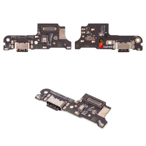 Flat Cable compatible with Xiaomi Poco C75, Redmi 14C 4G, Redmi A4, charge connector, with microphone, with components, High Copy, charging board 