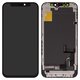 LCD compatible with iPhone 12 mini, (black, with frame, AAA, (TFT), ZY, LTPS FHD)