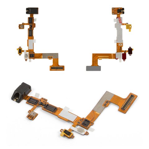 Cable flex puede usarse con LG P705 Optimus L7, del conector de auriculares, del botón de encendido, de altavoz, con sensor de acercamiento, con componentes