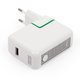Adaptador de red puede usarse con celulares; tablet PC, con Power Bank 2600mAh, 220 V, (Puerto USB 5V 2A), blanco