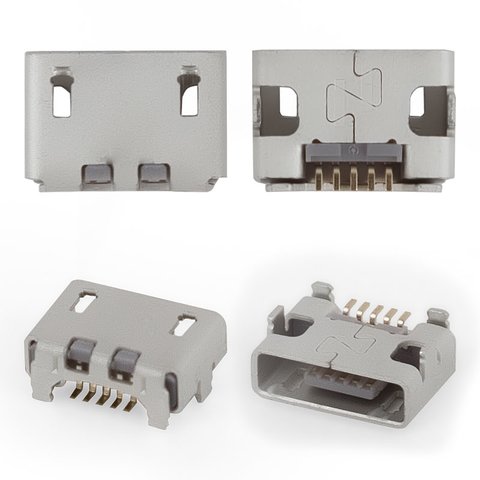 Conector de carga puede usarse con Lenovo K900, K910 Vibe Z, 5 pin, micro USB tipo B