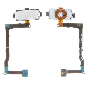 Cable flex puede usarse con Samsung N920F Galaxy Note 5,  teclas del menú, blanco, con plástico