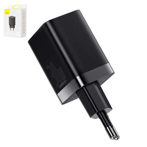 Adaptador de red Baseus Super Si Pro, 30 W, Quick Charge, negro, 2 puertos, #CCSUPP E01
