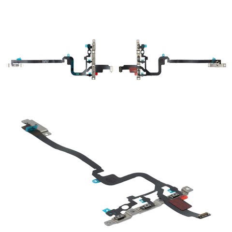 Cable flex puede usarse con iPhone 15 Pro Max, del botón de volumen, del botón de encendido, PRC