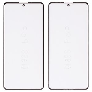 Vidrio de carcasa G+OCA PRO puede usarse con Xiaomi Poco M6 Pro 4G, Redmi Note 13 Pro 4G, con película OCA, negro