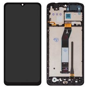 Pantalla LCD puede usarse con Xiaomi Redmi A3, Redmi A3x, negro, con marco, Original PRC , 23129RN51X, 23129RN51H