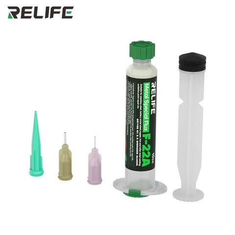 Fundente en pasta RELIFE F 22A, para soldar níquel, para soldar acero inoxidable, para soldadura de cobre y acero, actividad alta, 10 ml