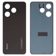 Panel trasero de carcasa puede usarse con Xiaomi Redmi 13, negra, midnight black