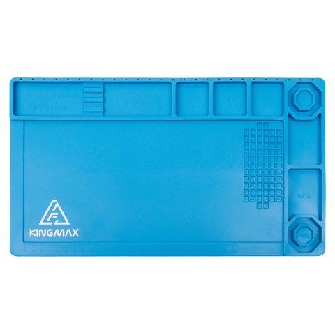 Alfombrilla aislante Kingmax TE 503, antiestático, 210 mm, 380 mm, azul