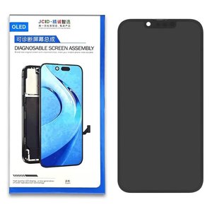 Pantalla LCD puede usarse con iPhone 14, negro, con marco, HC, sin error, OLED  JCID diagnosable