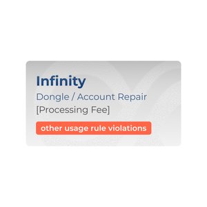 Levantamiento de restricciones de Infinity Dongle Account otras infracciones de las reglas de uso 