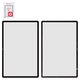 Vidrio de carcasa G+OCA PRO puede usarse con Samsung T730  Galaxy Tab S7 FE 12.4" Wi-FI, T735  Galaxy Tab S7 FE 12.4" LTE, T736B  Galaxy Tab S7 FE 12.4" LTE/5G, con película OCA, negro