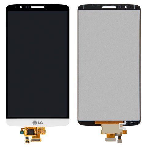 Дисплей для LG G3 D850 LTE, G3 D851, G3 D855, G3 D856 Dual, G3 LS990 for Sprint, G3 VS985, білий, Original PRC 