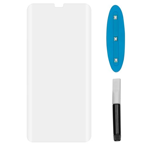 Захисне скло All Spares для Samsung N960 Galaxy Note 9, з УФ лампою, 5D Full Glue