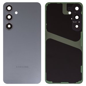 Задняя панель корпуса для Samsung S926 Galaxy S24 Plus, черная, со стеклом камеры, onyx black