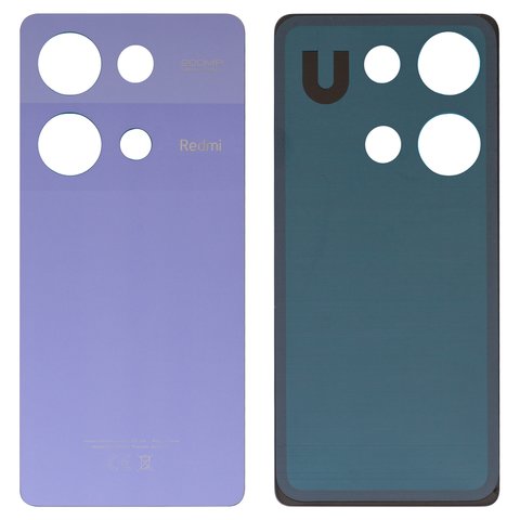 Задня панель корпуса для Xiaomi Redmi Note 13 Pro 4G, фіолетова, lavender purple