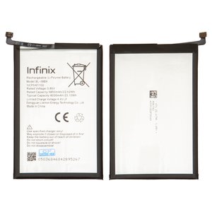 Аккумулятор BL 58BX для Infinix Hot 11 Play, Hot 12 Play X6817, X6816 , Hot 9 Play X680 , Li Polymer, 3,85 B, 6000 мАч, Original PRC 