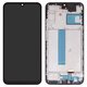 Дисплей для Samsung A256 Galaxy A25, черный, с рамкой, Сopy, (TFT)