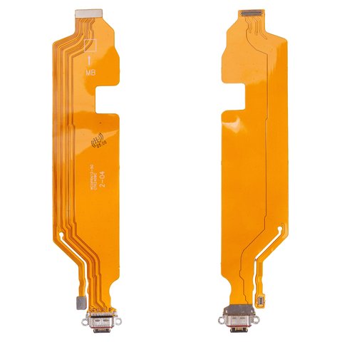 Шлейф для Oppo Reno12 CPH2625 , конектора зарядки, High Copy