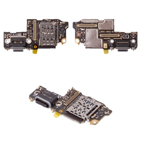 Шлейф для Google Pixel 9, Pixel 9 Pro, конектора зарядки, з компонентами, Original PRC , плата зарядки