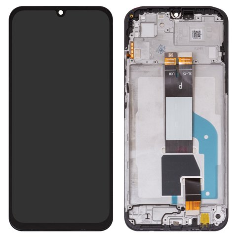 Дисплей для Xiaomi Poco C85, Redmi 15C 4G, черный, с рамкой, Original PRC , 167mm, global version