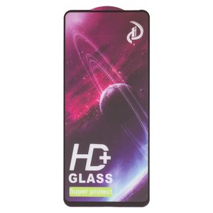 Защитное стекло для Infinix Hot 50 5G X6720 , Hot 50i X6531 , Smart 9 X6532 , совместимо с чехлом, Full Glue, без упаковки , черный