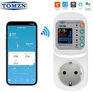 Реле напряжения TOMZN TOSVA 16LW EU Plug, с WiFi, 220 В, 16A, розетка