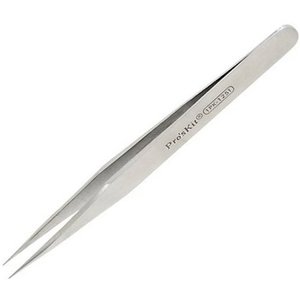 Пинцет Pro'sKit 1PK-125T прямой с заостренной рабочей частью Пинцет Pro'sKit 1PK-125T прямой с заостренной рабочей частью