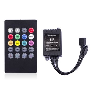 Контролер звуковий з ІЧ пультом HTL-032 (RGB, 5050, 3528, 72 Вт) Контролер звуковий з ІЧ пультом HTL-032 (RGB, 5050, 3528, 72 Вт)