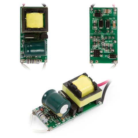 Driver (circuito) con atenuador para lámparas LED 5-7 W 85V-265V 50/60 Hz con aislamiento galvánico
